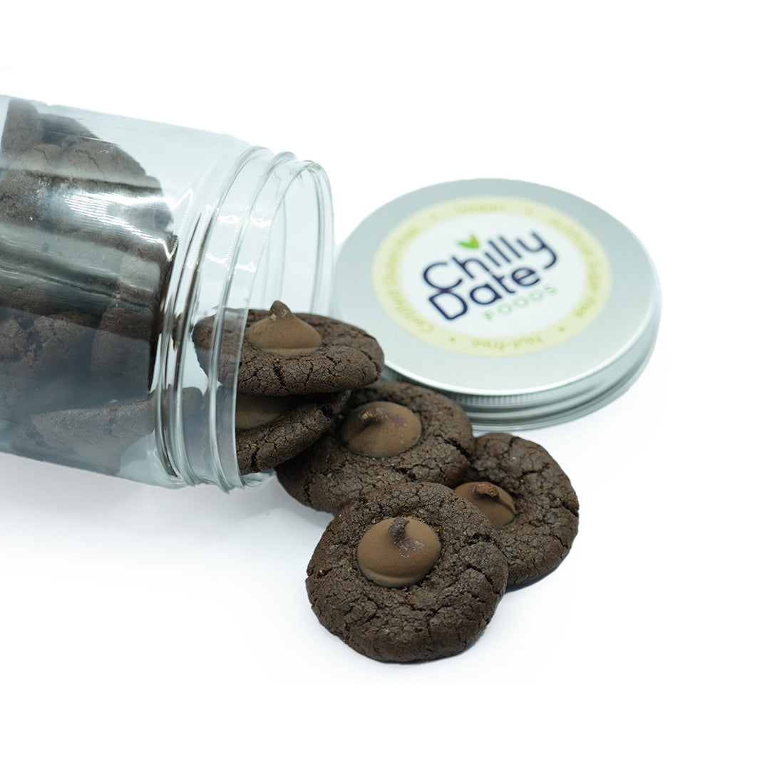 GF VEGAN 70% Dark Chocolate Cookie (Jar)