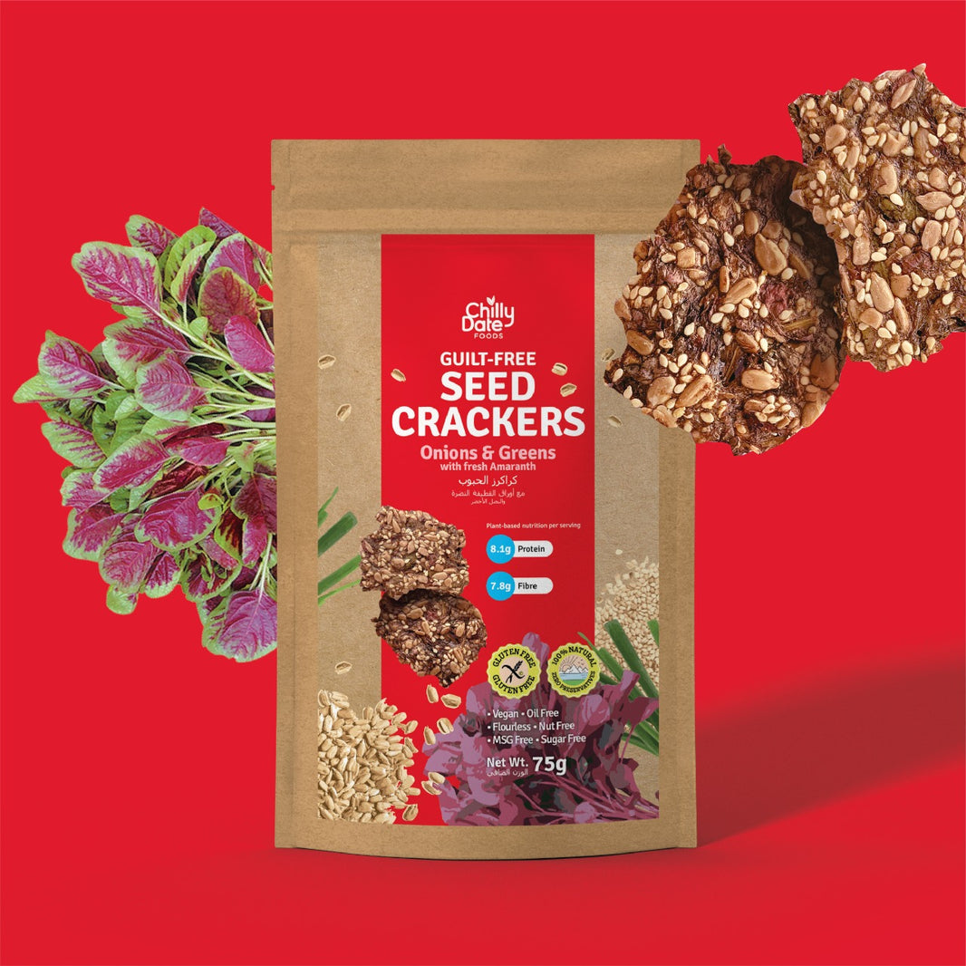 Seeds and Amaranth Crackers